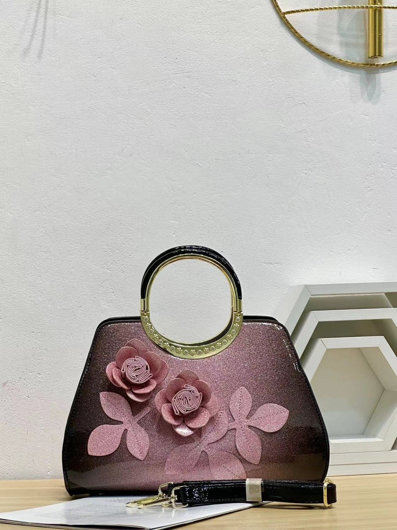 Texted Light Luxury All-Match Mother Bag Style Fashionable And Atmospheric Middle-Aged Women'S Handbag Bag For Mother-In-Law Gift - Image 1