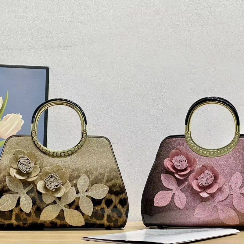 Texted Light Luxury All-Match Mother Bag Style Fashionable And Atmospheric Middle-Aged Women'S Handbag Bag For Mother-In-Law Gift - Image 4