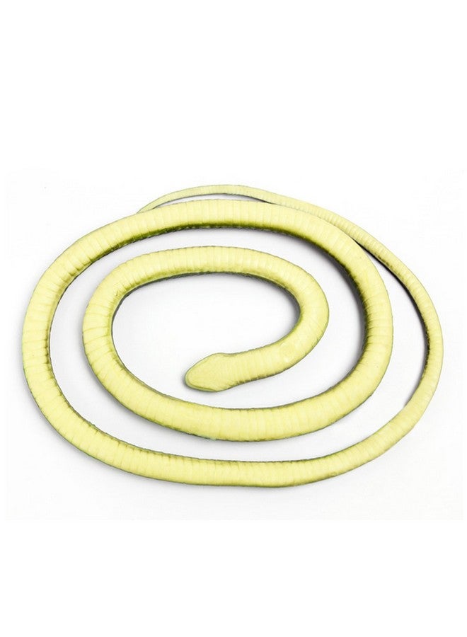 Homdipoo Realistic Fake Rubber Snake Toys Black That Look Real Prank Stuff Cobra 49 Inch Long - Image 3