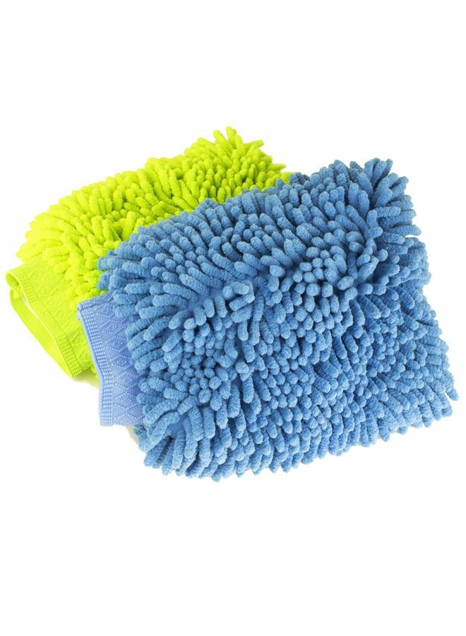 Zwipes Chenille Microfiber Premium Scratch-Free Car Wash Mitt, 2-Pack, Color may vary - Image 3