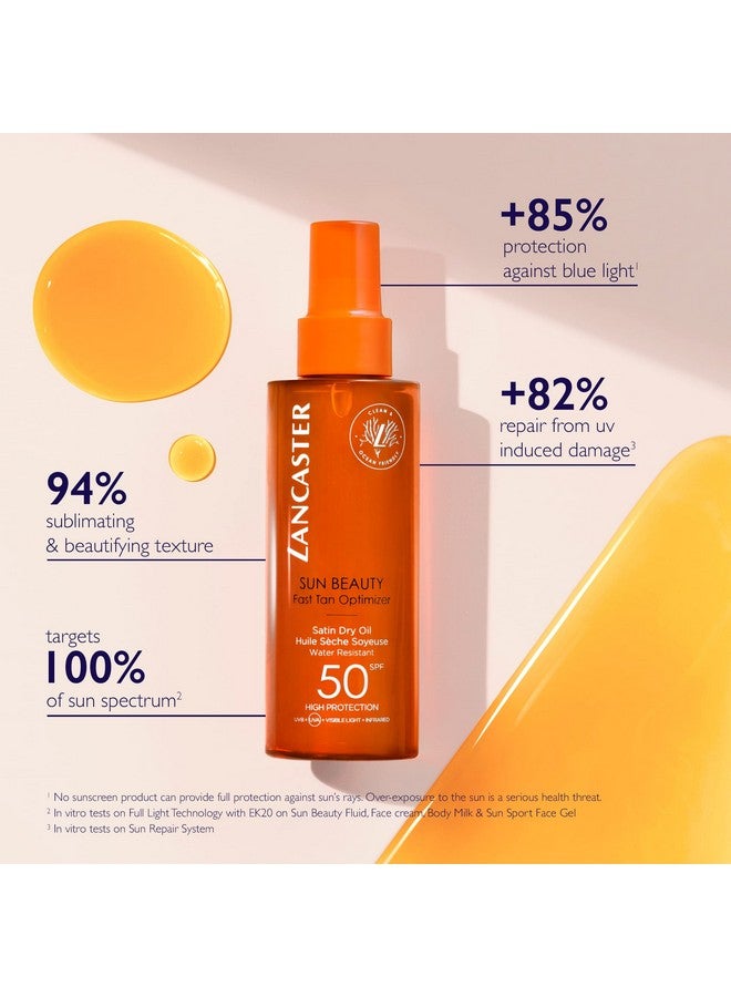 Lancaster Sun Beauty Satin Sheen Oil Fast Tan Optimizer Spf 30, Suncare & Bronzers Body, 5 Fl Oz - Image 3