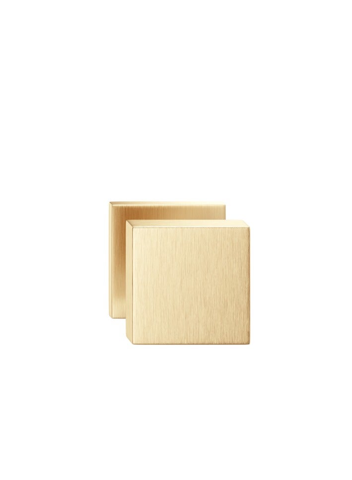 tucra External door handle in a square shape golden - Image 2