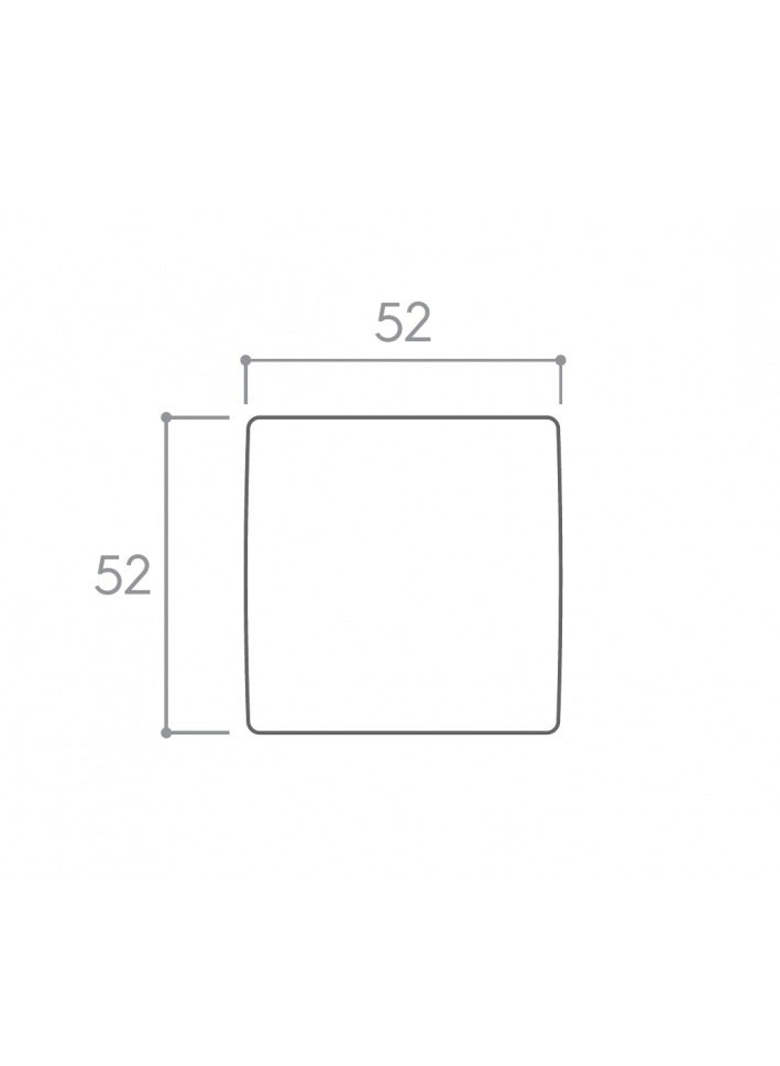 tucra External door handle in a square shape golden - Image 4