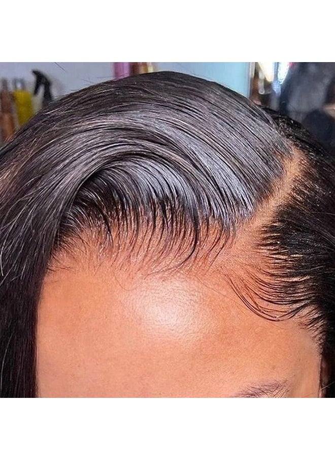 Usexy Hair Pixie Cut Lace Front Wigs Human Hair 13X4X1 Lace Front Wigs Human Hair Short Bob Wigs Straight Lace Front Pixie Cut Wigs For Black Women Pre Plucked With Baby Hair (Natural Color)  - Image 3
