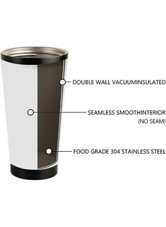 Arabest 304 Stainless Steel Insulated Mug with Cleaning Brush and Straw,Modern Insulated Travel Mug,Vacuum Insulated,Durable Stainless Steel Coffee Mug for Sports/Wedding/Business/Home(Black)  - Image 4