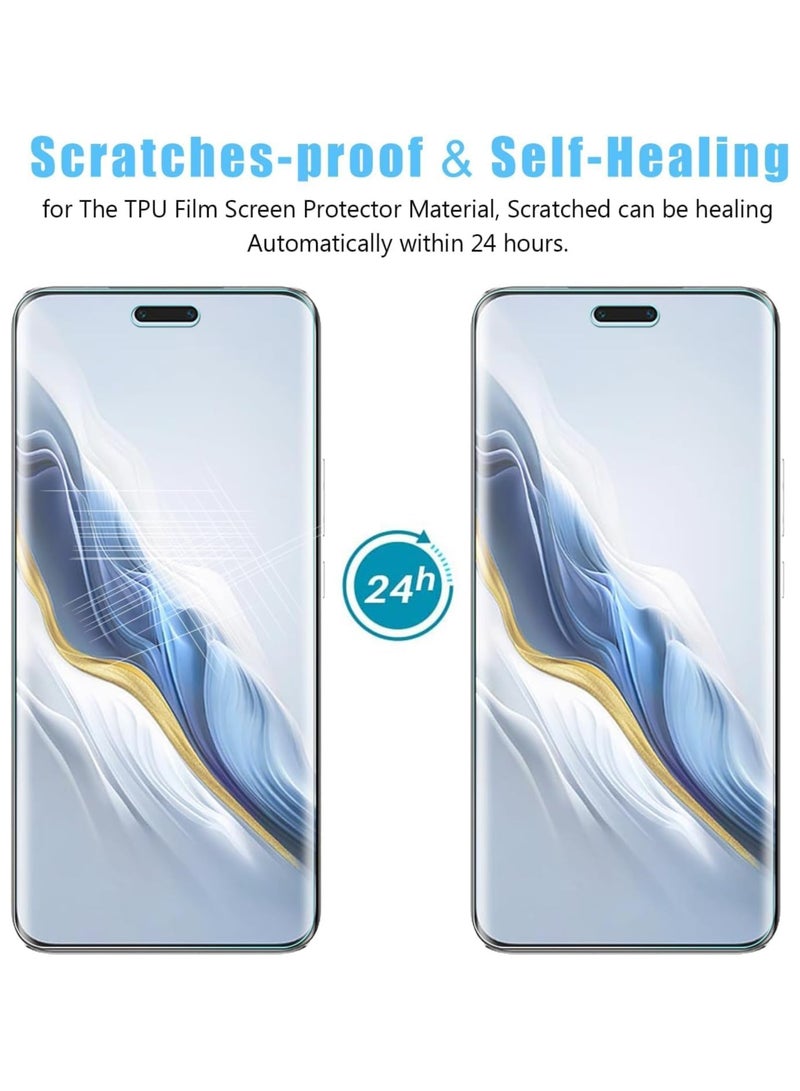 General [2 Pack] Honor Magic 6 Pro Privacy Screen Protector, Anti-Spy Flexible Privacy Screen Protector Anti-Scratch Bubble Free  - Image 5