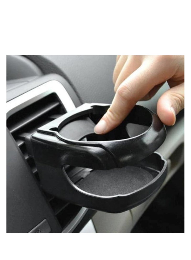 Generic Car Cup Holder Expander, 2 in 1 Multifunctional Cars Air Vent Cup Holder Organizer Automotive Cup Holders Suitable for Car Drink Bottle, Water Cup, Mobile Phone  - Image 2