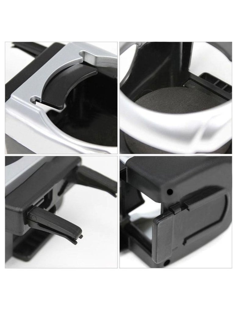 Generic Car Cup Holder Expander, 2 in 1 Multifunctional Cars Air Vent Cup Holder Organizer Automotive Cup Holders Suitable for Car Drink Bottle, Water Cup, Mobile Phone  - Image 4
