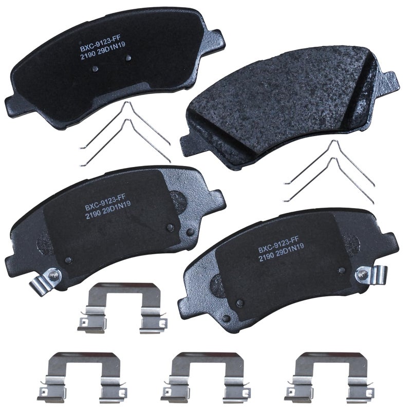 بنديكس وسادات فرامل أمامية سيراميكية Bendix Premium SBC2190 لسيارات Hyundai Accent (2022-2018) وKia Rio (2023-2018) - Image 1