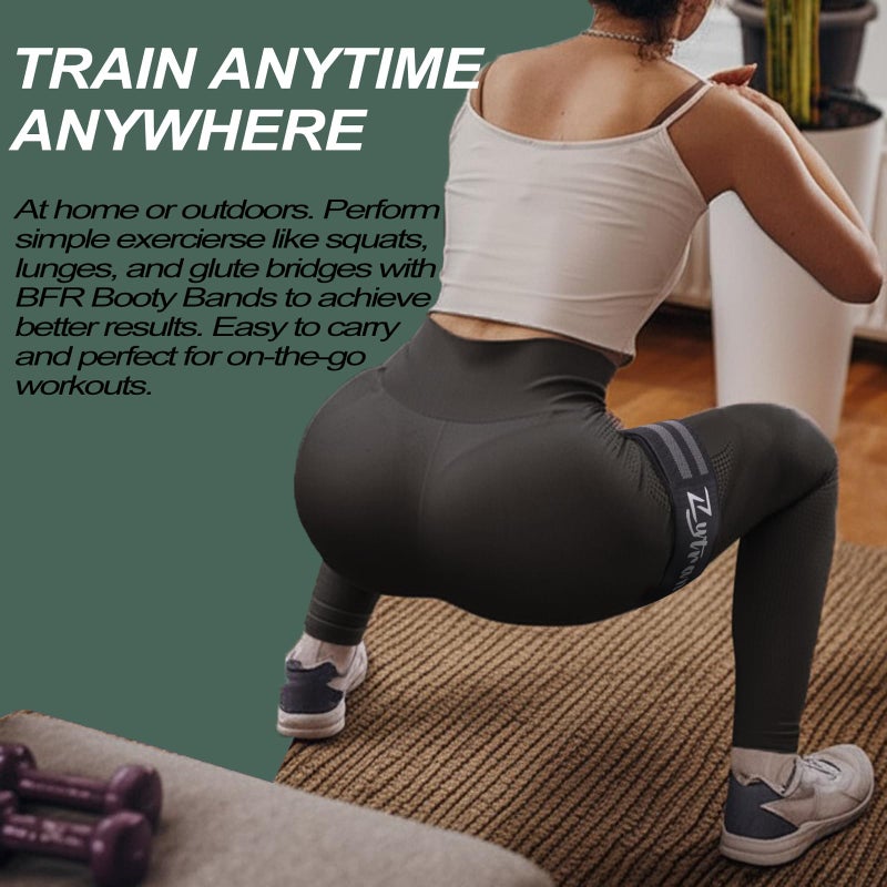 Zytrant BFR Occlusion Bands for Women Legs Glutes Hip Building, Comfortable Elastic Booty Bands for Blood Flow Training Workouts Fast to Lift Your Butt,Squat,Thigh,Fitness - Image 5