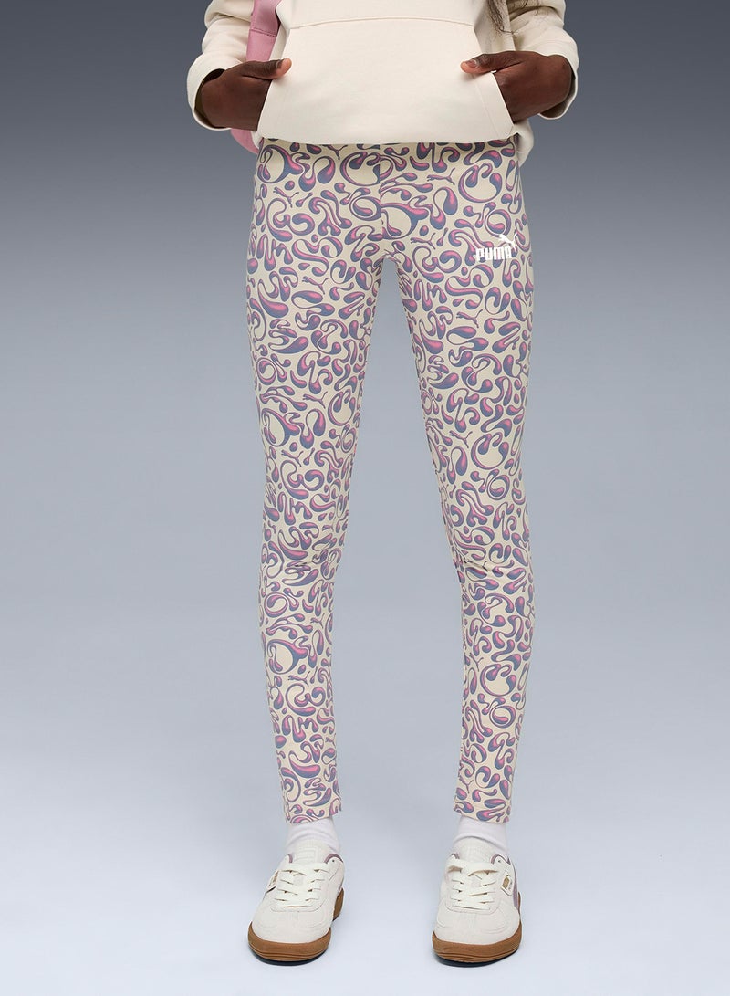 PUMA Kids Tweenerverse Aop Leggings - Image 1