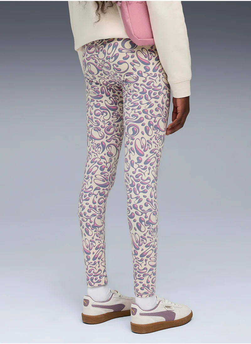 بوما Kids Tweenerverse Aop Leggings