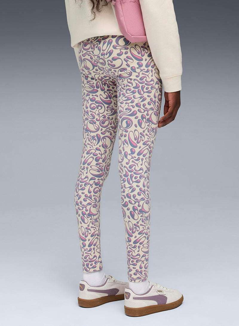 PUMA Kids Tweenerverse Aop Leggings - Image 2
