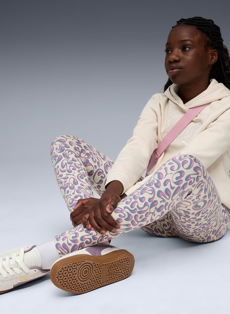 PUMA Kids Tweenerverse Aop Leggings - Image 3