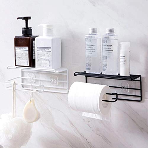 Vihax Toilet Roll Tissue Holder Stand Paper Storage Dispensers Stainless Steel Home Wall Mounted Toilet Paper RackBathroom Towel with Phone Storege Rack - Image 4