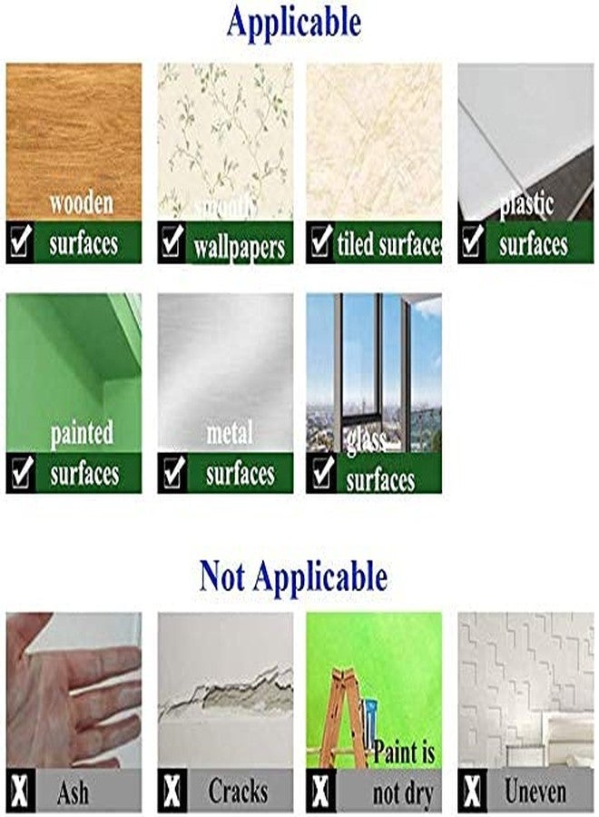SCHUBERT Waterproof Chalkboard Removable Vinyl Wall Sticker Decal with 5-Pieces Chalk (Green, 200x45 cm) - Image 5