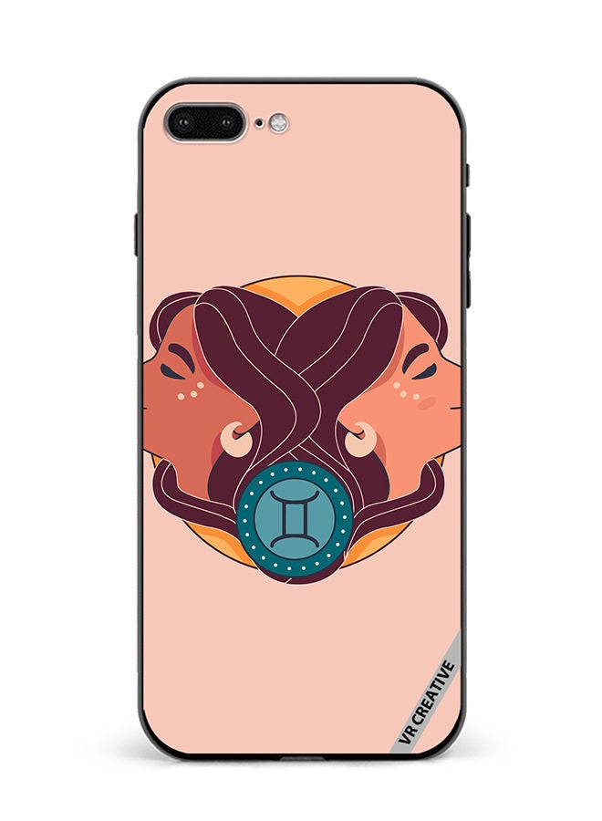 VR CREATIVE Protective Case Cover For Apple iPhone 7 Plus/8 Plus Gemini Zodiac Signs Design Multicolour - Image 1