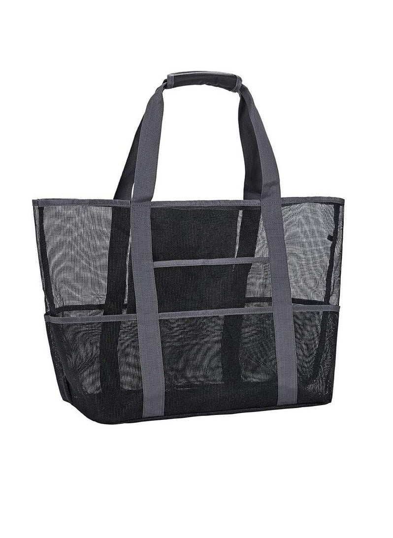 Y&D - Mesh Beach Bag With Waterproof Inside Pockets - Image 1