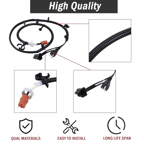Xiaoyudou Engine Block Heater Cord Compatible with 2014-2018 Dodge Ram 6.7L Cummins Diesel 2500 3500 4500 5500 Replace 68223419AA - Image 4