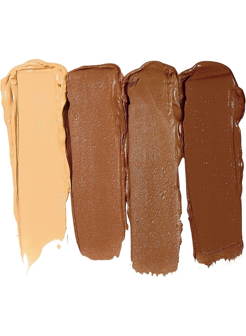 إلف لوحة تحديد الوجه من مستحضرات التجميل، أربعة ألوان كريمية لتحديد ملامحك وإبرازها بشكل مثالي - Image 2