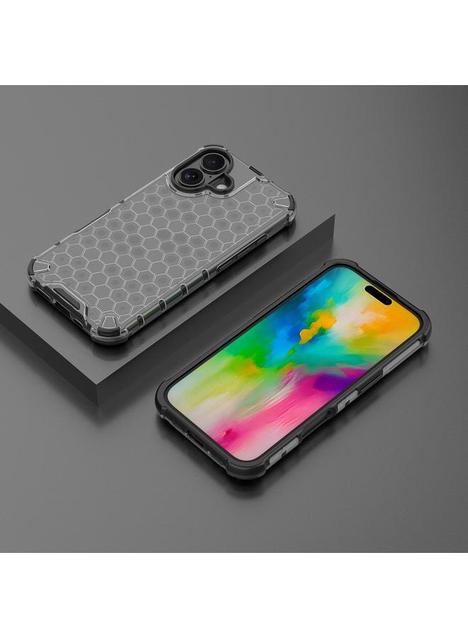 اس-توب جراب هاتف مقاوم للصدمات على شكل خلية نحل لهاتف iPhone 16 Plus - Image 3