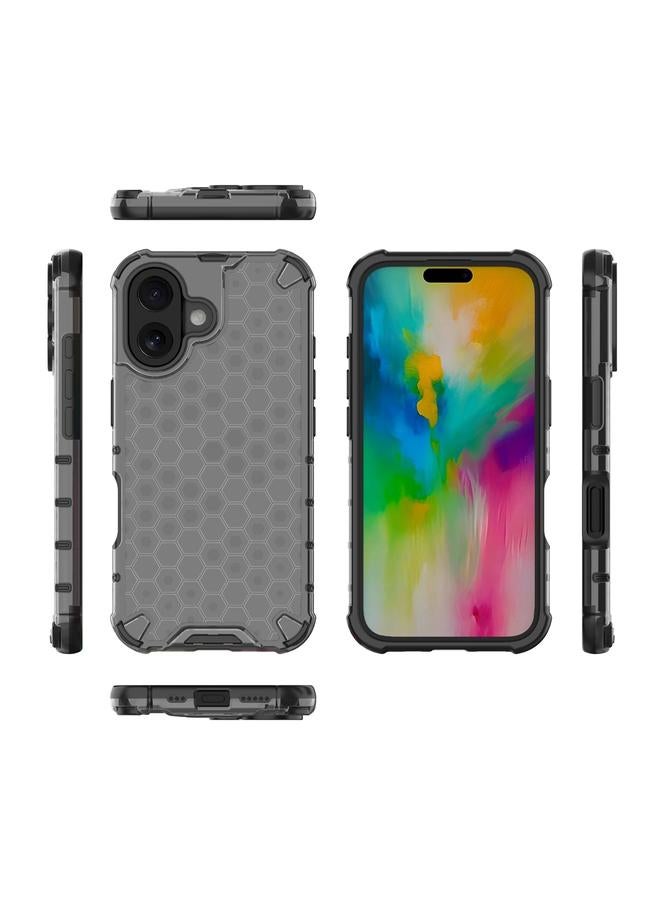 اس-توب جراب هاتف مقاوم للصدمات على شكل خلية نحل لهاتف iPhone 16 Plus - Image 4