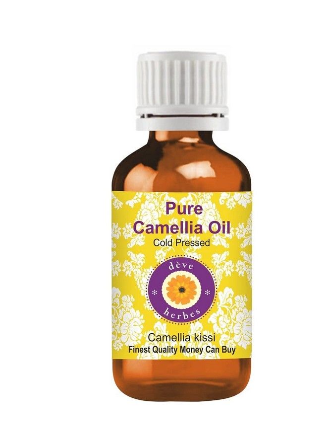 Deve Herbes Pure Camellia Oil (Camellia Kissi) Natural Therapeutic Grade Cold Pressed 15Ml - Image 2