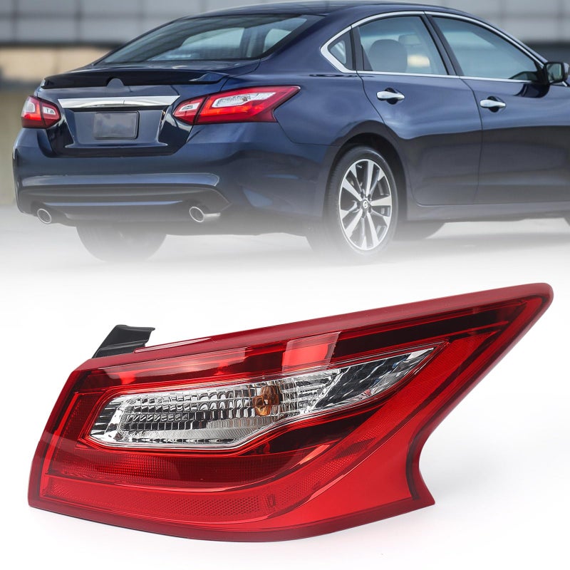 Huray Right Outer Tail Light Fit for Nissan Altima 20162018 RH Taillight Tail lamp Rear Brake Lamp Assembly Replacement Accessory Replacement for NI2805106 Passenger Side