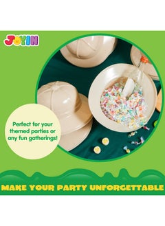 JOYIN JOYIN 24 Pcs Safari Party Hats,Jungle Theme Animals Explorer Party Hat for Kids Dress Up, Themed Birthday Party and Safari Dress Up  - Image 3