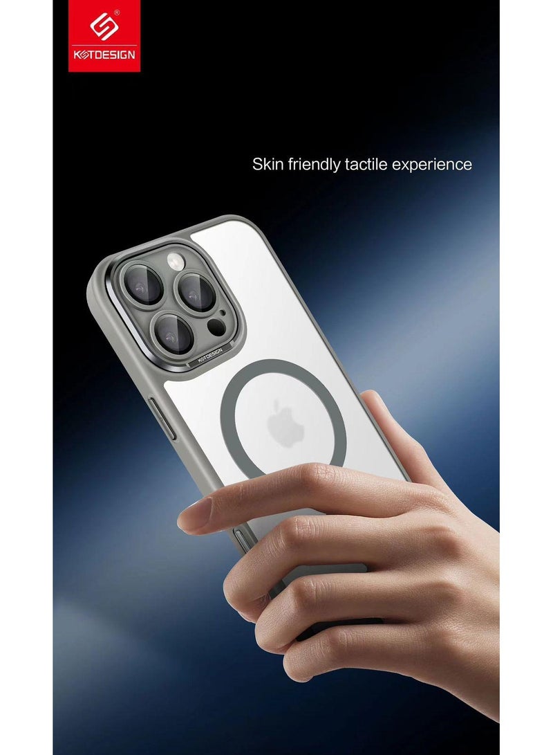 KST Design Protective Case Cover For Apple iPhone 16 Pro Titanium Grey  - Image 2