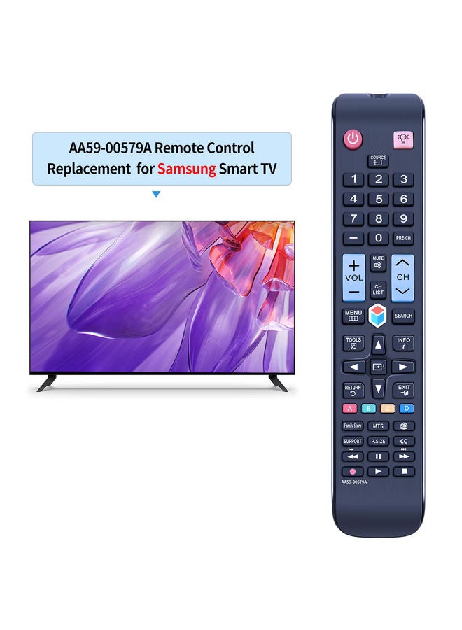 OMETTER Replacement Remote Control For Samsung 3D Smart TV AA59-00619A AA59-00579A UE22ES5000W UE22ES5000WXZG UE22ES5005 - Image 2