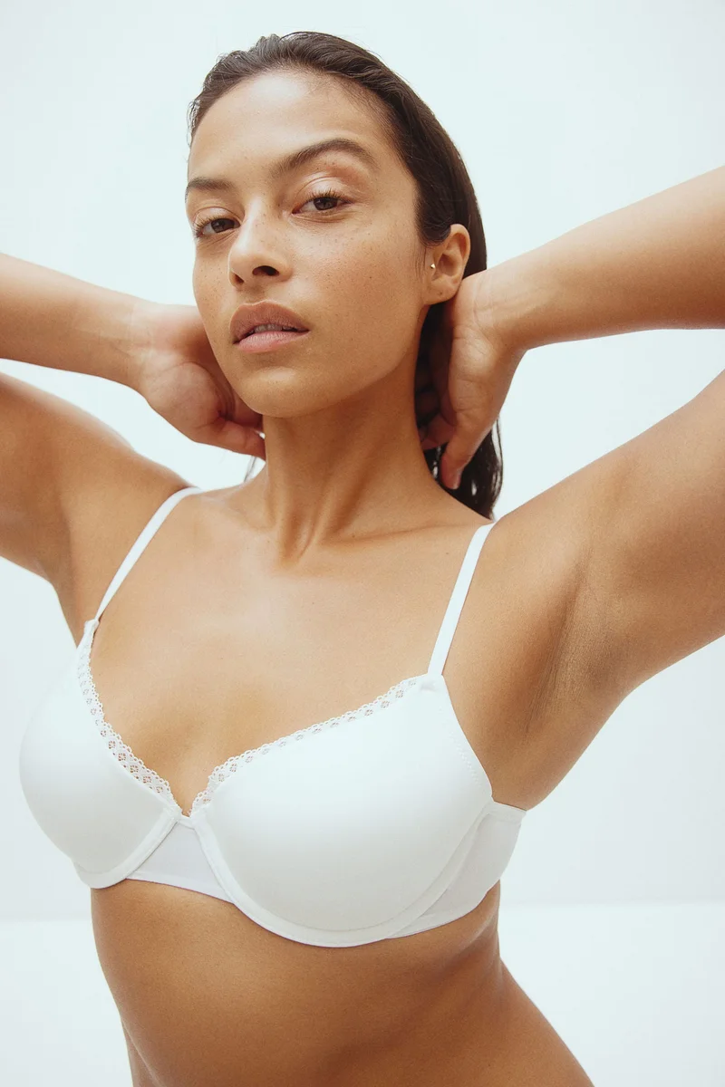 H&M 2-Pack Padded Underwired Microfibre Bras