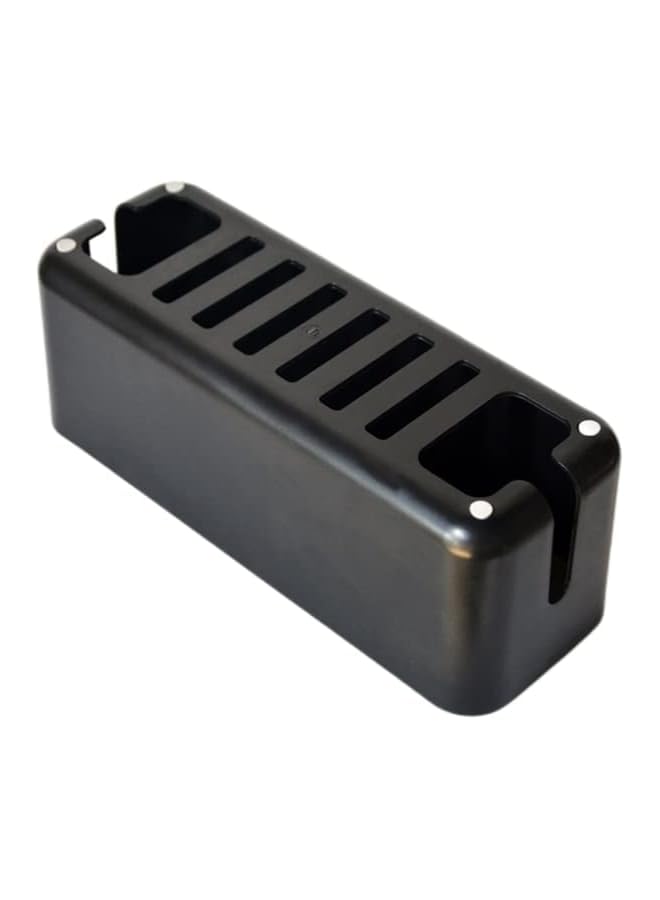 promass Cable Management Box, Power Cord Organizer, Wire Storage Box for Home or Office Desk, Black - Image 3