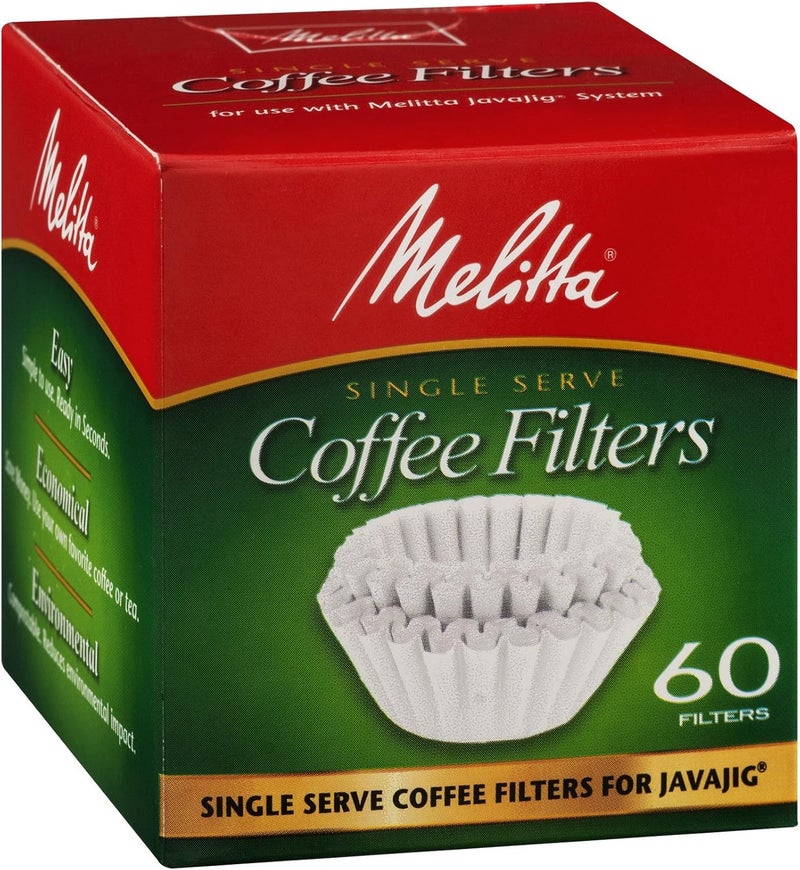 Melitta 63229 Single Serve Coffee Filters For JavaJig 60 Count - Image 1