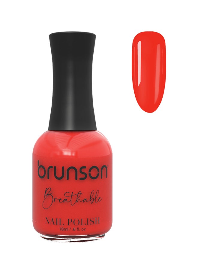 brunson Breathable Nail Polish Halal nail polish Wudu friendly Quick-Dry Vegan long lasting but easy peel off   18ml BH117 