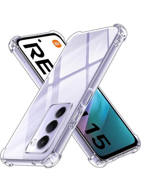 جراب شفاف ومضاد للصدمات لهاتف شاومي ريدمي 15 Xiaomi Redmi 15