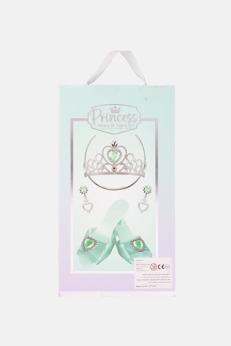 Code Red Sparkle Stars Princes Shoes And Tiara With Earrings Set - Image 2