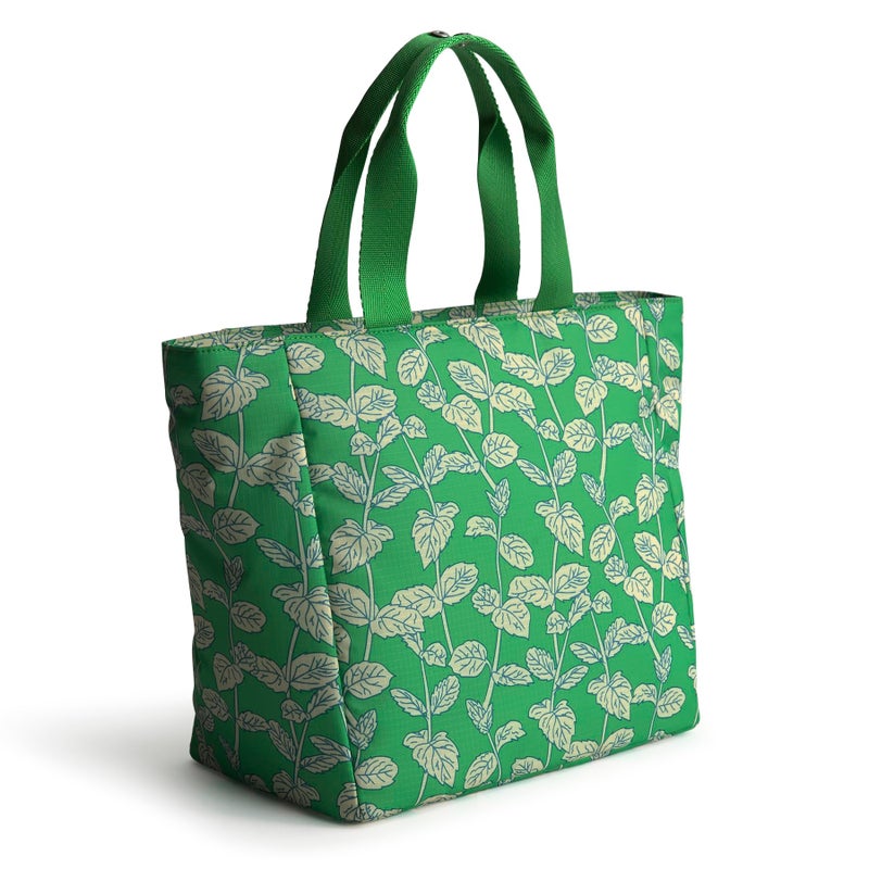 Vera Bradley حقيبة غداء فيرا برادلي النسائية من قماش ريبستوب، نعناع موخيتو، مقاس واحد - Image 1