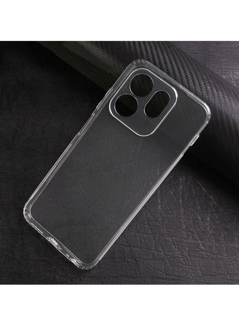 Waldic Infinix Smart 9 Premium Case | Premium Silicone  Case Cover Designed for Infinix Smart 9 | Infinix Smart 9 Case Camera and Drop Protection Thin Protective Back Cover Case for Infinix Smart 9 - Clear - Image 2