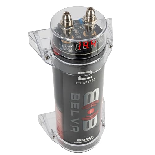 Belva BB2D 2.0 Farad Capacitor with Digital Red Display, Perfect for Systems up to 2000W - Image 3
