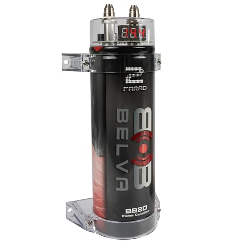 Belva BB2D 2.0 Farad Capacitor with Digital Red Display, Perfect for Systems up to 2000W - Image 4