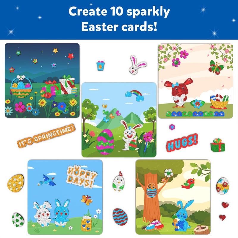 Skillmatics Foil Fun - Easter Cards, No Mess Art for Kids, Easter Basket Stuffers, Craft Kits, DIY Creative Party Activity, Gifts for Girls & Boys Ages 4, 5, 6, 7, 8, 9 - Image 2