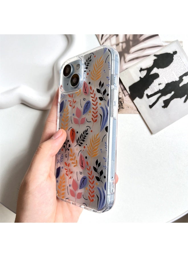 NIBEMINENT Light Luxury Retro Protective TPU Case Cover For iPhone 16 Plus Clear/Multicolor - Image 2
