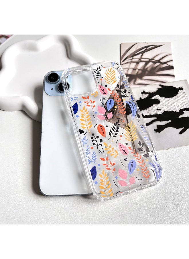 NIBEMINENT Light Luxury Retro Protective TPU Case Cover For iPhone 16 Plus Clear/Multicolor - Image 1