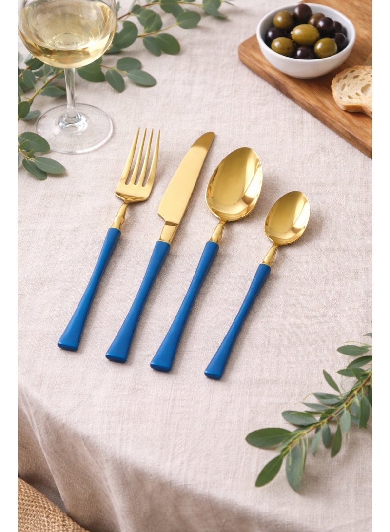 VALORIS Spoon and Fork Set – Colorful Cutlery Set with Tea Spoons, Table Spoons & Forks | Kitchen Utensils Set for Dining, Camping & Travel | Stainless Steel Cutlery Set for Home Kitchen - Image 5