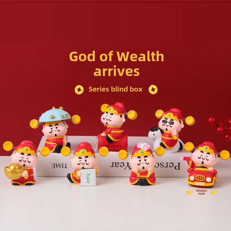 New Trendy Journey to the West Surprise Blind Box Toy 2023-041 God of Wealth to Box 6