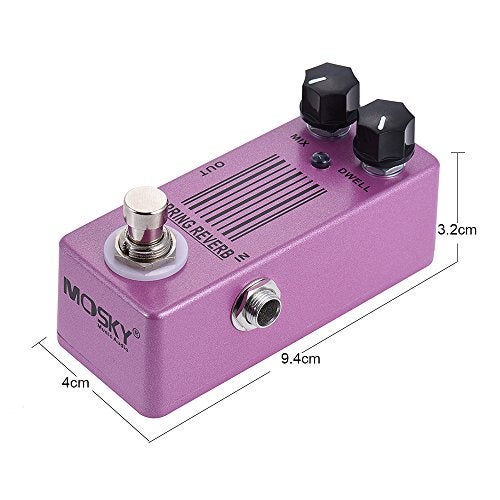 MOSKYAudio YMUZE Moskyaudio Mini Spring Reverb Guitar Effect Pedal - Image 3