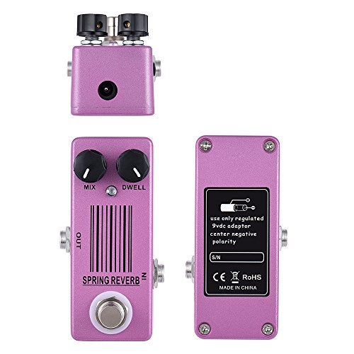 MOSKYAudio YMUZE Moskyaudio Mini Spring Reverb Guitar Effect Pedal - Image 4