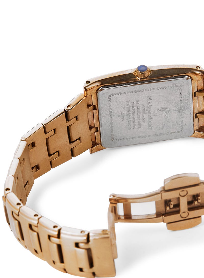 Philippe Moraly of Switzerland Metal Analog Wrist Watch M1134RB - 24.5mm - Rose Gold - Image 4