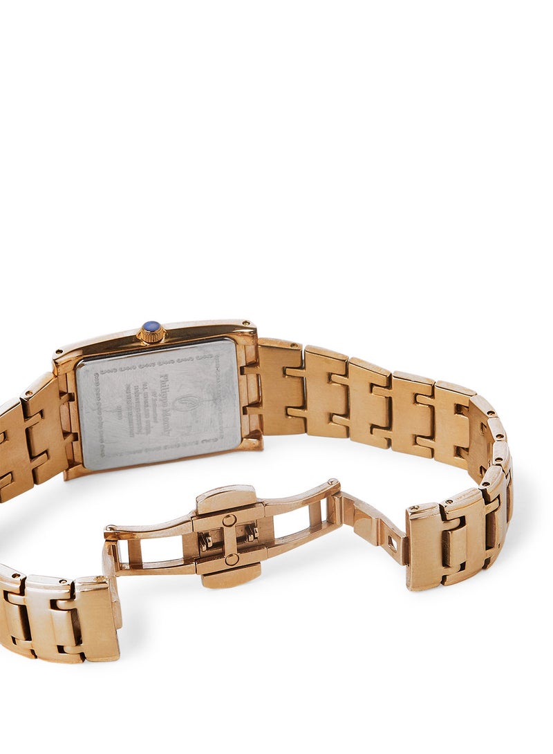 Philippe Moraly of Switzerland Metal Analog Wrist Watch M1134RB - 24.5mm - Rose Gold - Image 3